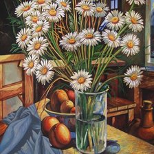 Схема вышивки «Ромашки»