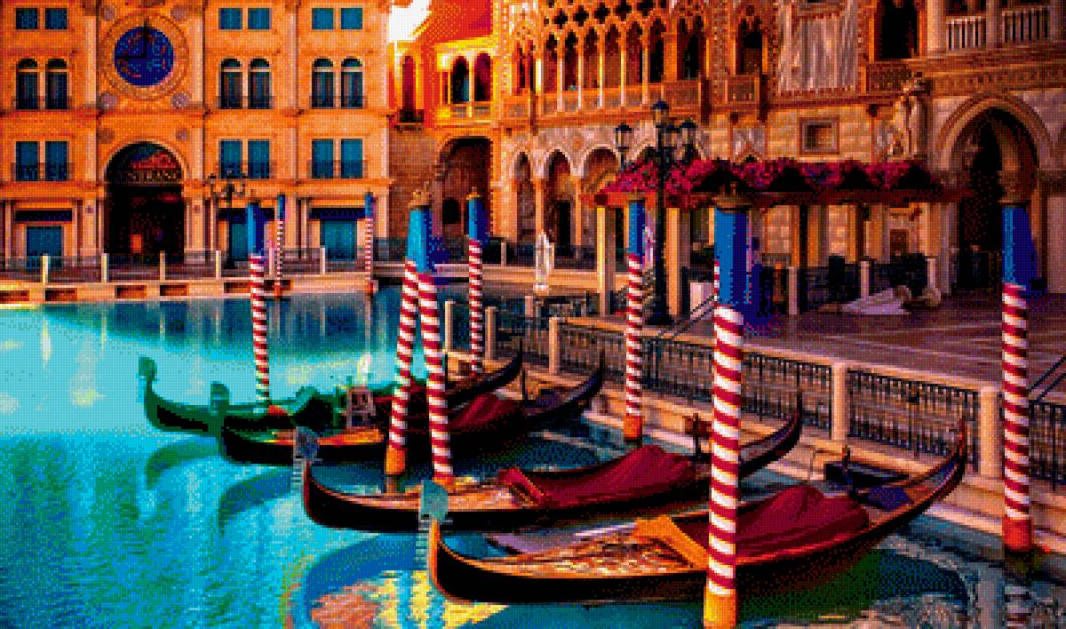 Венеция - венеция, вода, город, гондола, залив - предпросмотр