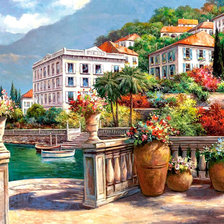 Схема вышивки «У моря»