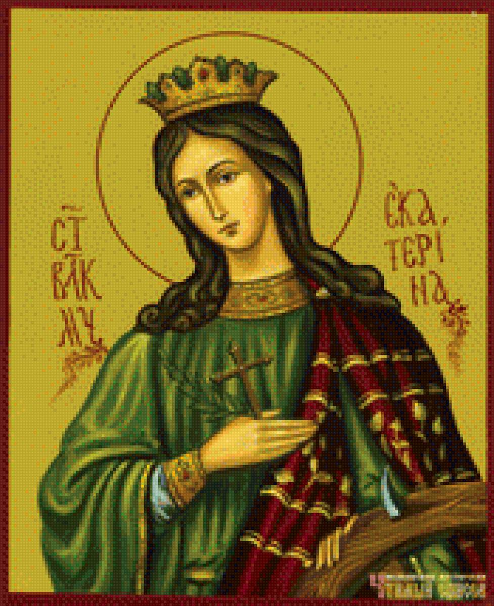 икона святая великомученица Екатерина - икона, святая, екатерина - предпросмотр