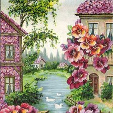 Схема вышивки «pekný obrázok»