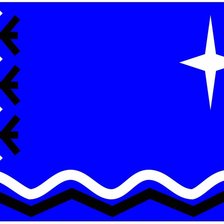 Схема вышивки «флаг Провиденского района»