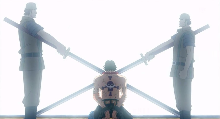 Казнь Портгаса Д.Эйса - one piece - оригинал