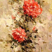 Схема вышивки «Розы»