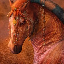 Схема вышивки «Лошадь»