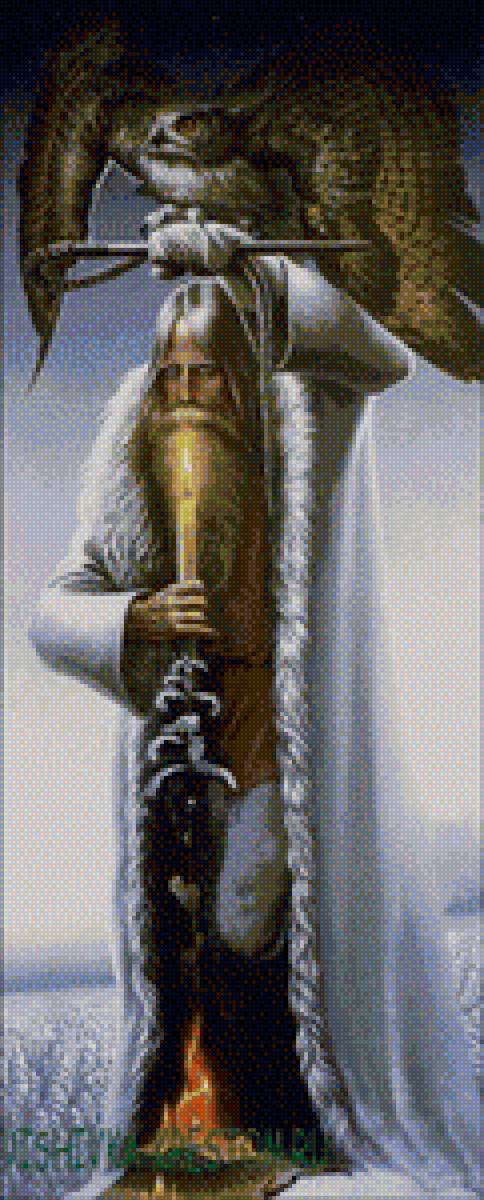 Старик и филин - предпросмотр