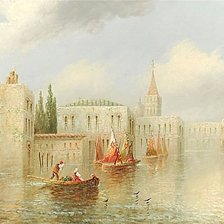 Схема вышивки «Худ.James Salt. Венеция.»