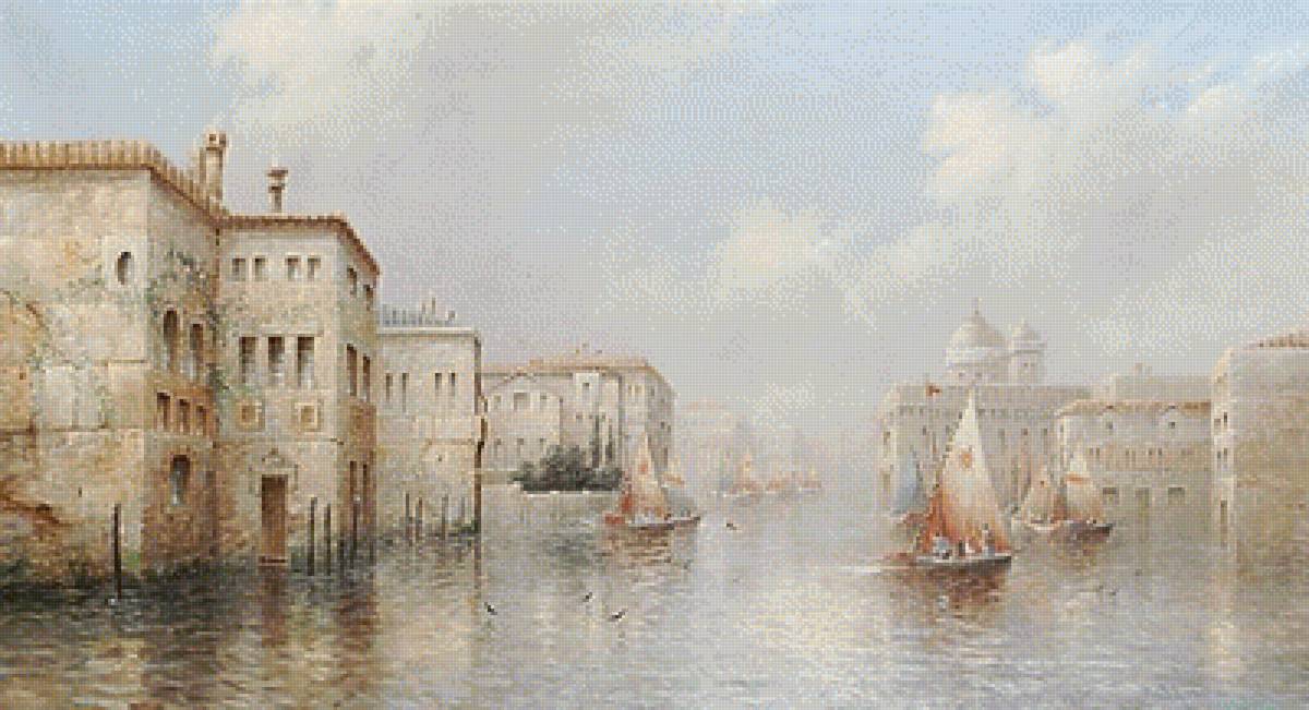 Худ. James Salt. Венеция. - живопись., венеция, пейзаж - предпросмотр