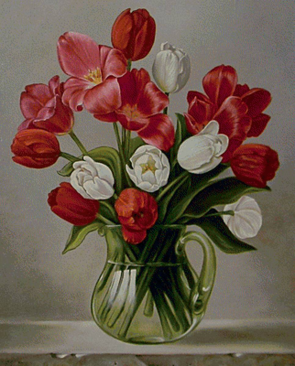 букет цветов - тюльпаны - предпросмотр