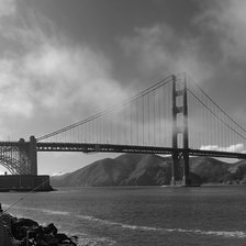Схема вышивки «Мост Сан-Франциско»