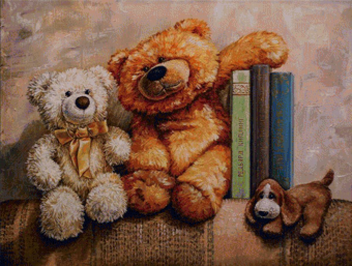 мишки и книжки - предпросмотр