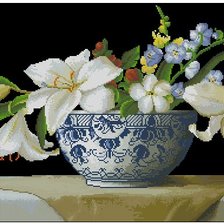 Схема вышивки «Лилии»