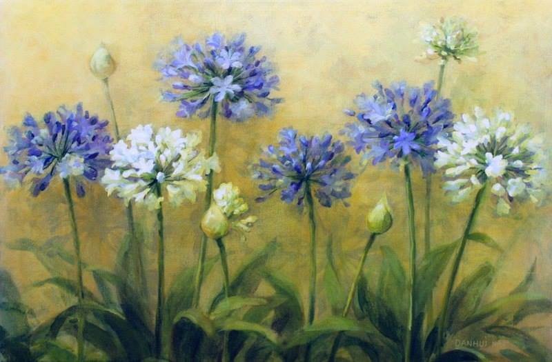 голубые цветы - цветы - оригинал