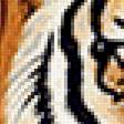 Предпросмотр схемы вышивки «Тигр» (№1306793)