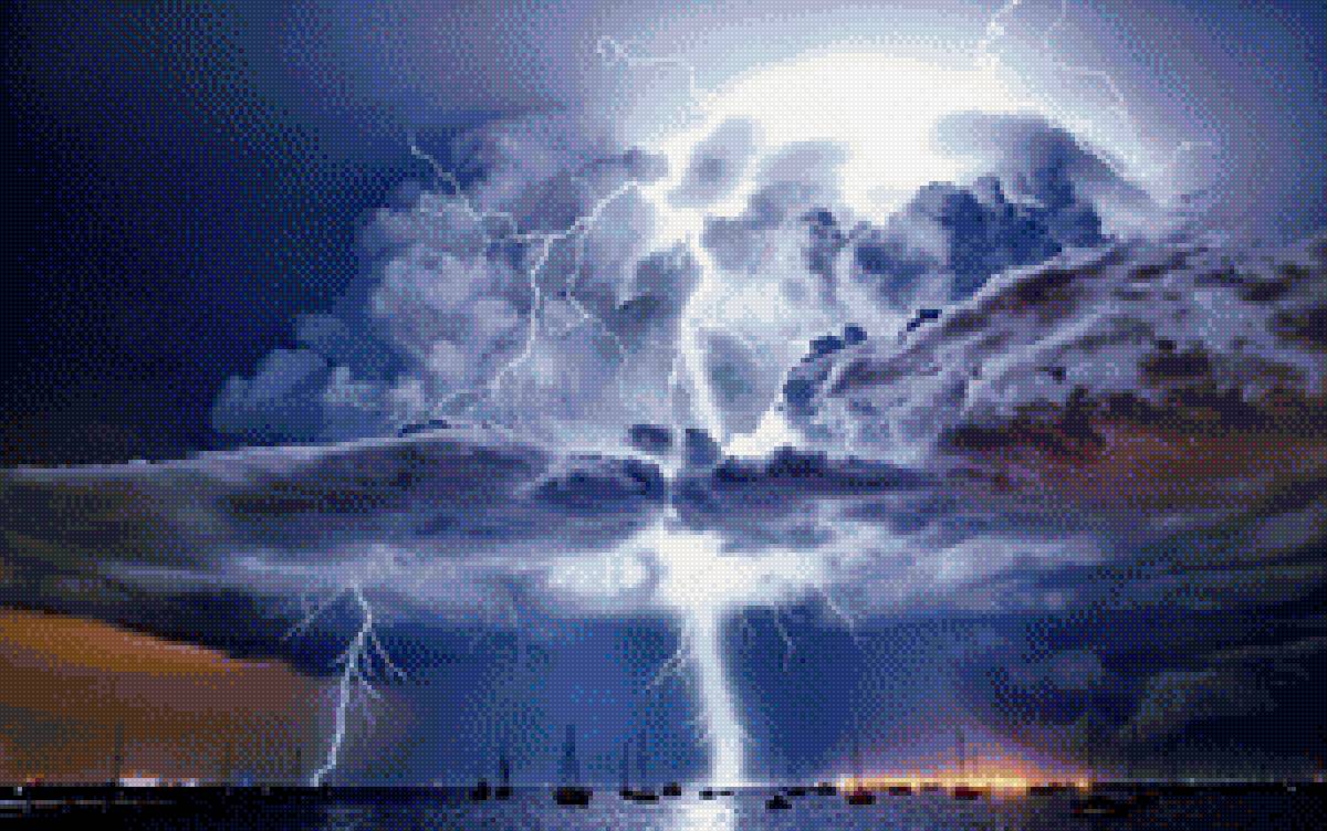 гнев природы - природа, гроза - предпросмотр