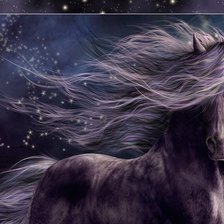 Схема вышивки «конь»