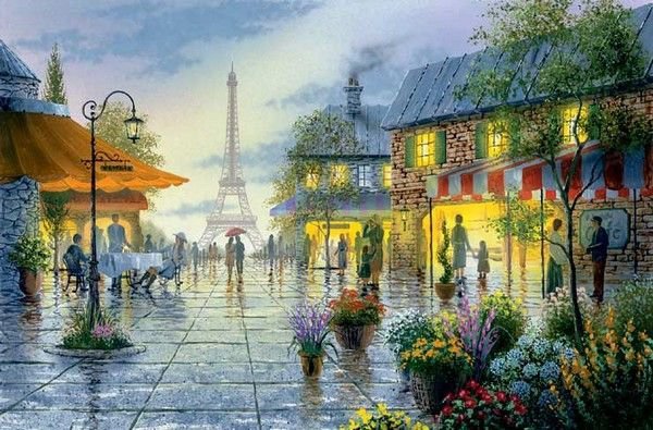 Париж - париж, городской пейзаж, город - оригинал