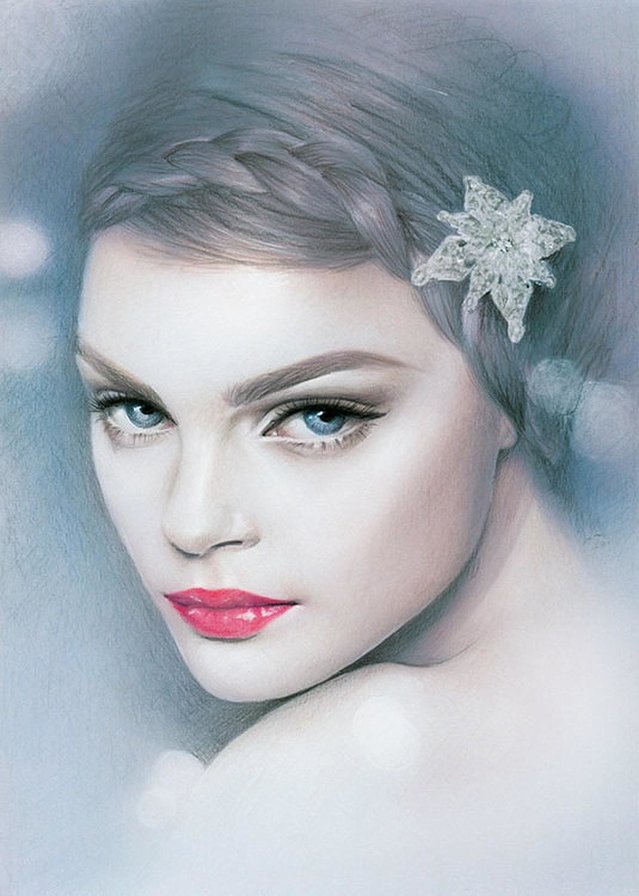 взгляд девушки - оригинал