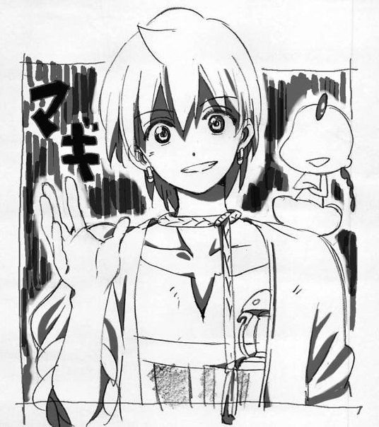 маги аниме али-баба - аниме маги - оригинал