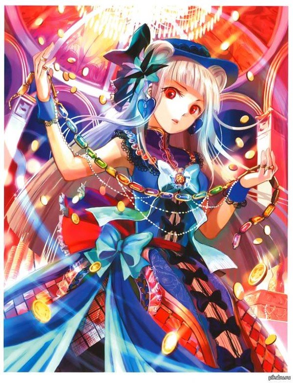 Девушка - аниме - оригинал