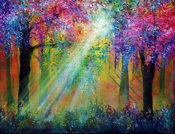 Лес - деревья, природа - оригинал