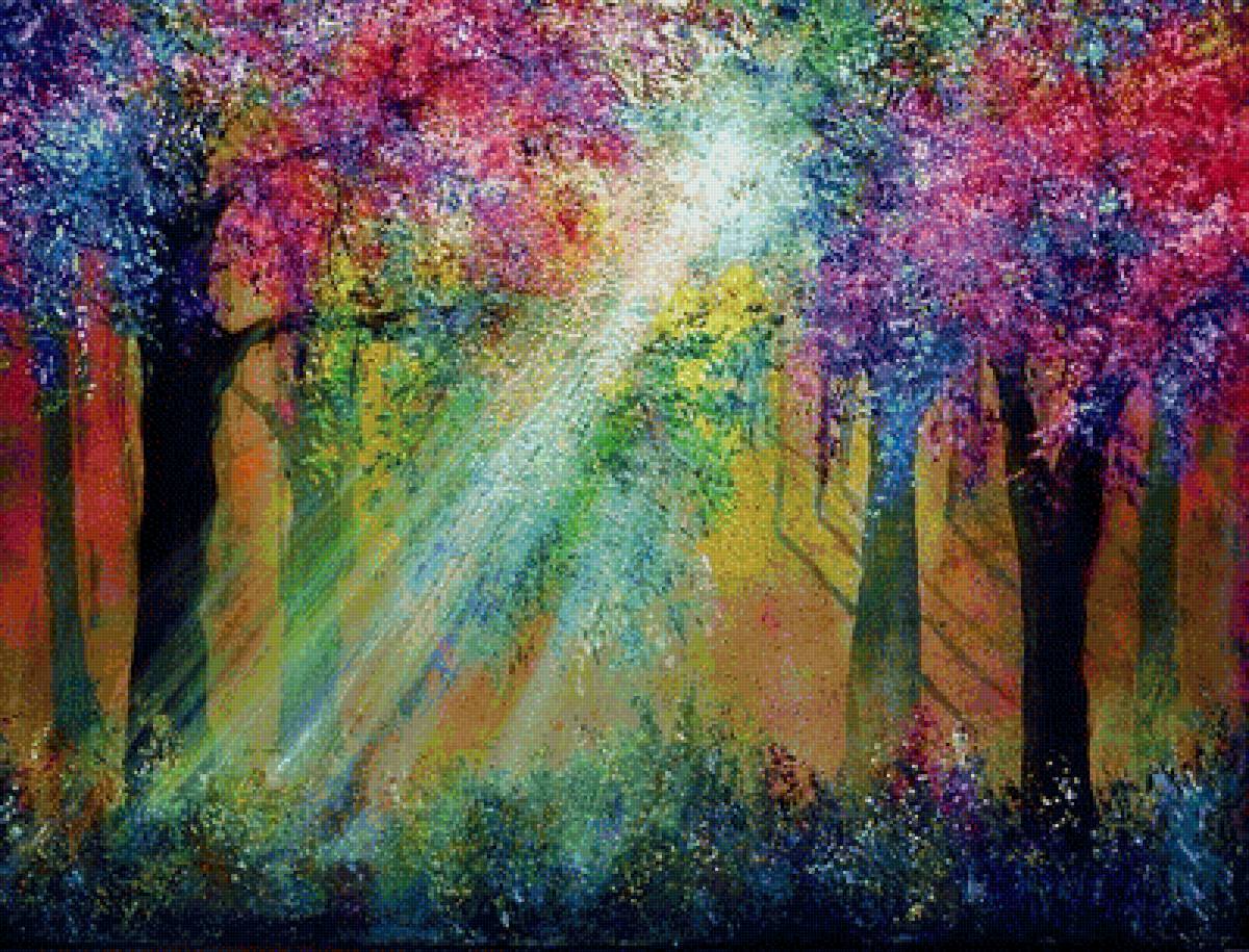 Лес - деревья, природа - предпросмотр