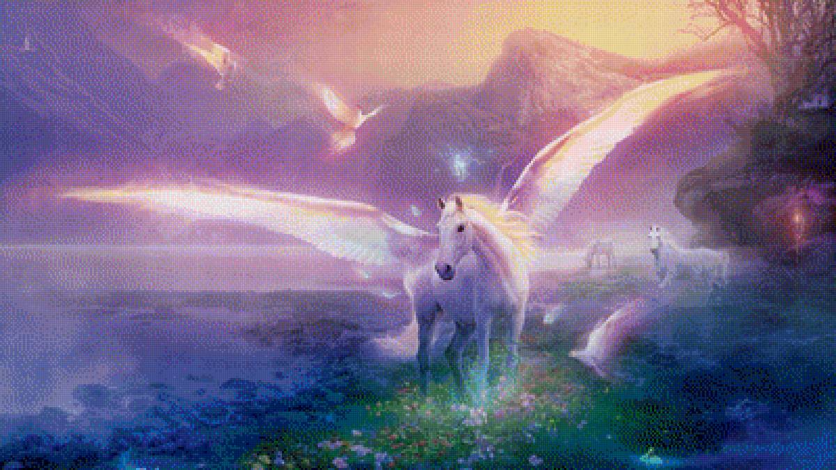 фауна - фентези, лошади - предпросмотр