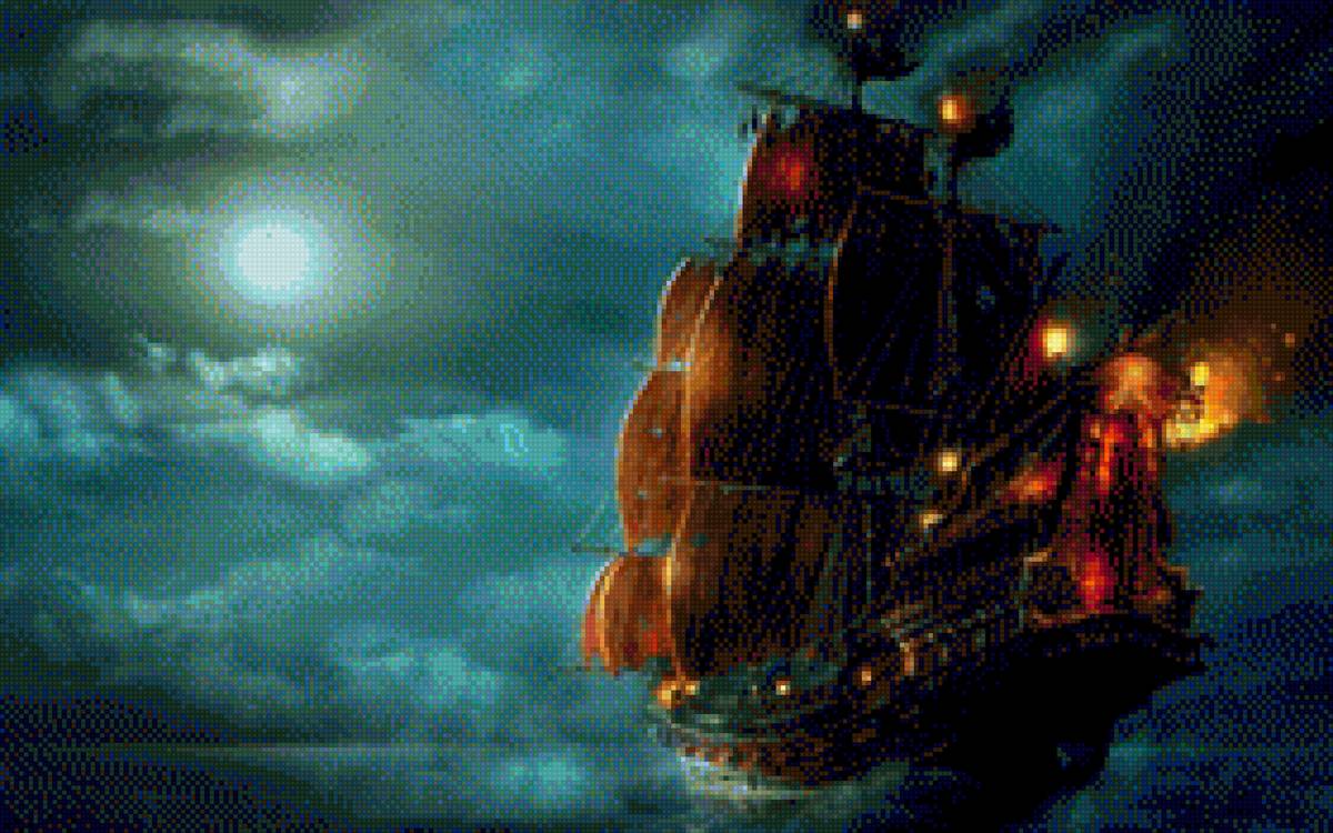 морское путешествие - фентези, море, корабль - предпросмотр