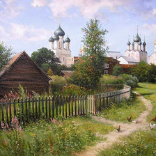 Схема вышивки «природа»