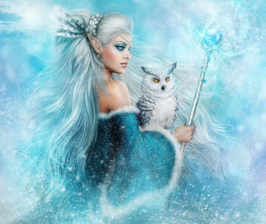 Королева эльфов 2 - зима, эльфы, сказка - оригинал