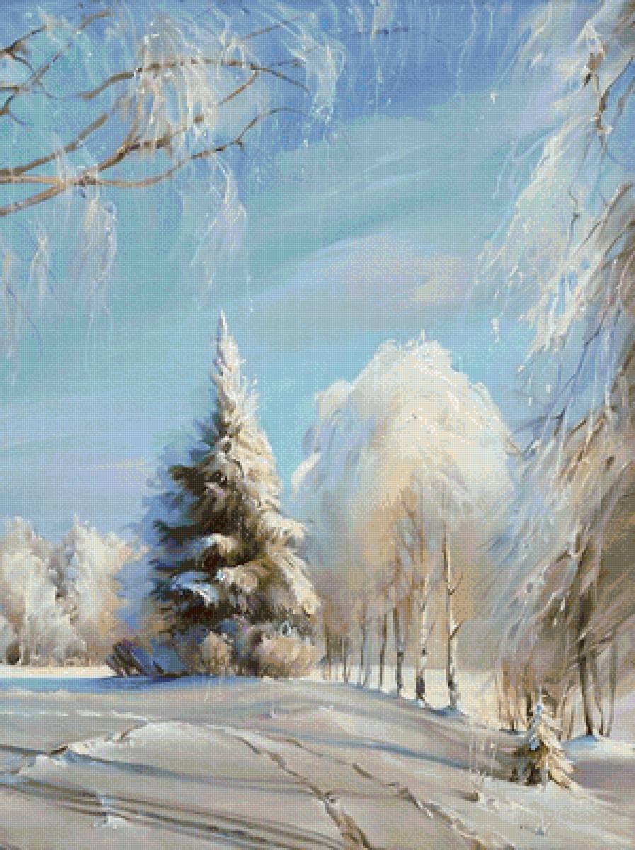 пейзаж - пейзаж, зима - предпросмотр