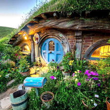 Схема вышивки «Хоббитаун»