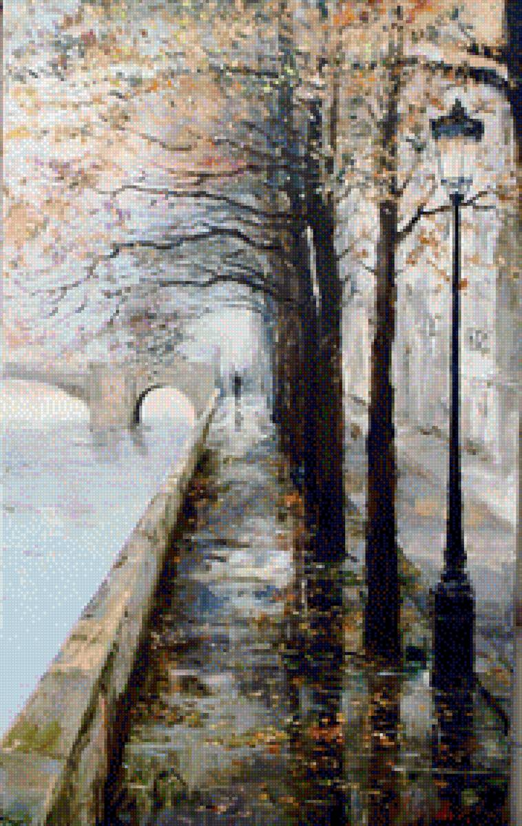 Нежный дождь - утро, дождь, туман, нежность - предпросмотр