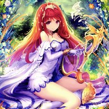 Схема вышивки «Девушка»