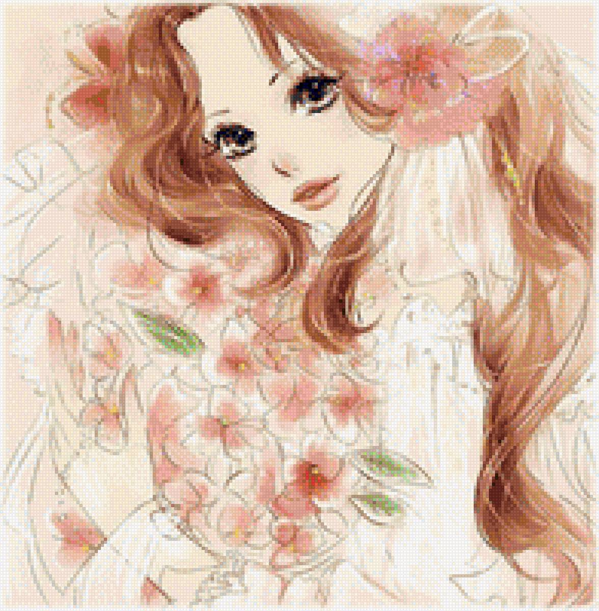 вона носила квіти у волоссі... - предпросмотр