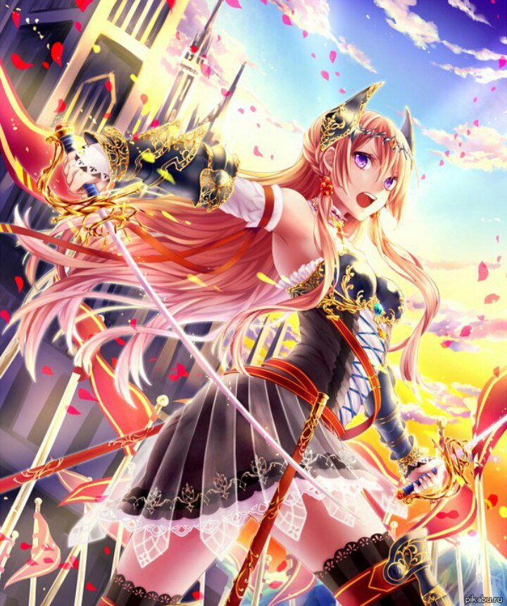 Девушка - аниме - оригинал