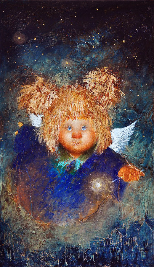 Рыжочек-ангелочек 1 - ангелы - оригинал