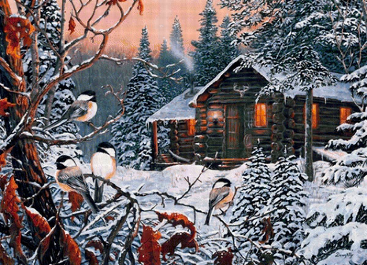 №1321795 - птицы, пейзаж - предпросмотр