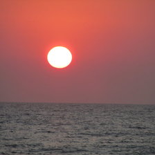 рассвет на Индийском океане