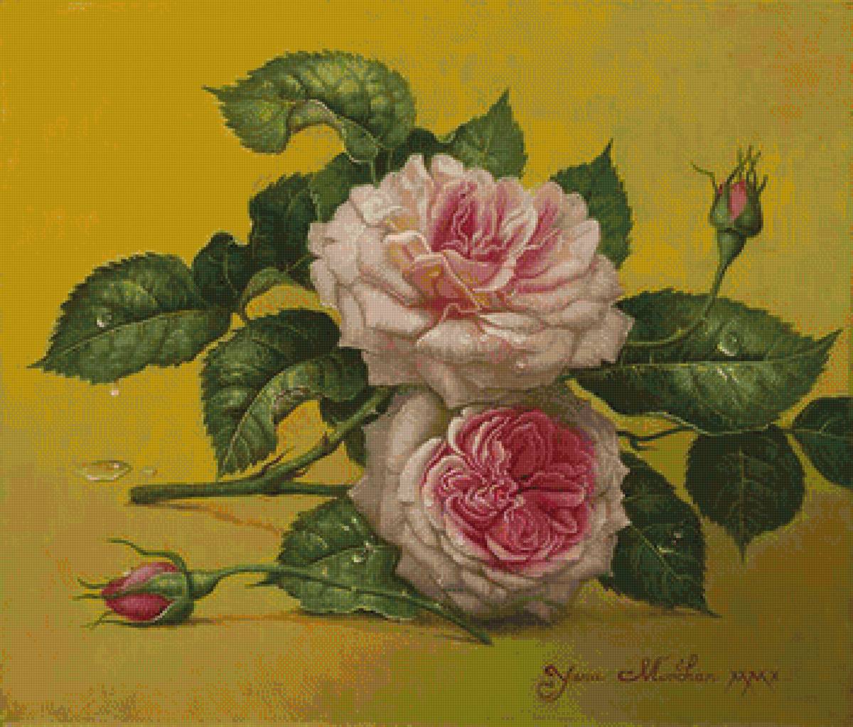 Яна Мовчан - цветы, живопись - предпросмотр