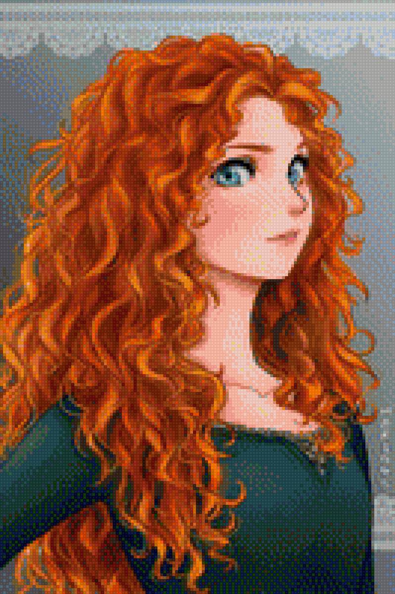 Мерида - дисней, принцесса - предпросмотр