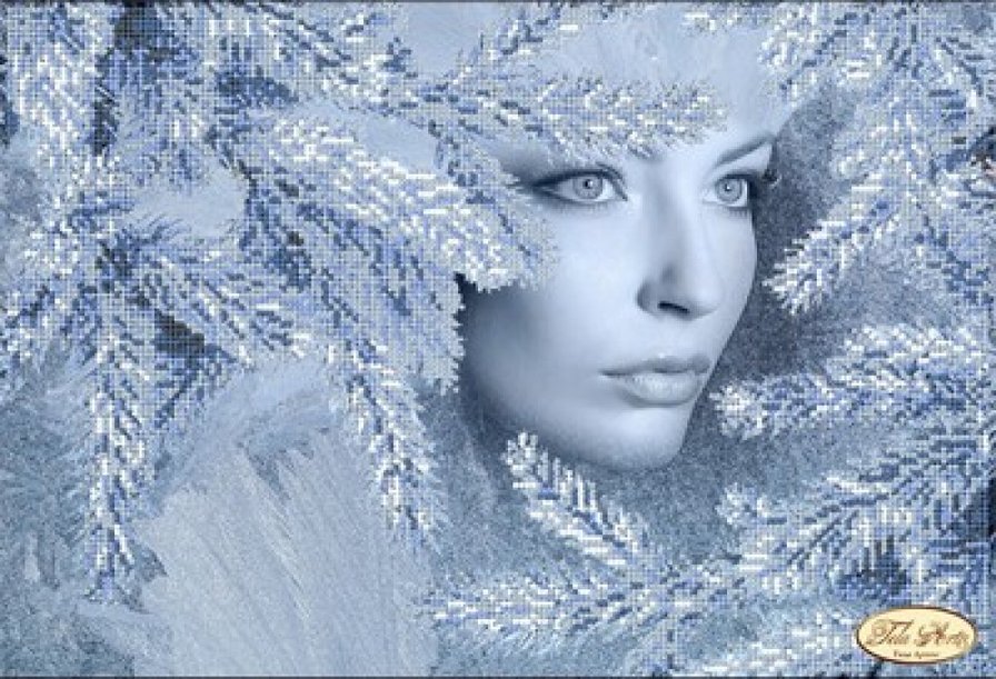 снежная королева - девушка женщина снег - оригинал