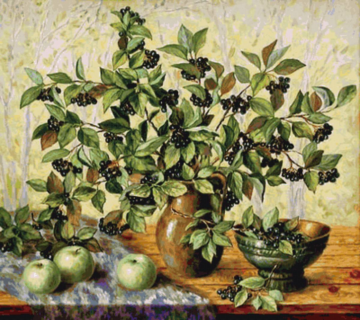 Натюрморт - ягоды, фрукты, натюрморт - предпросмотр