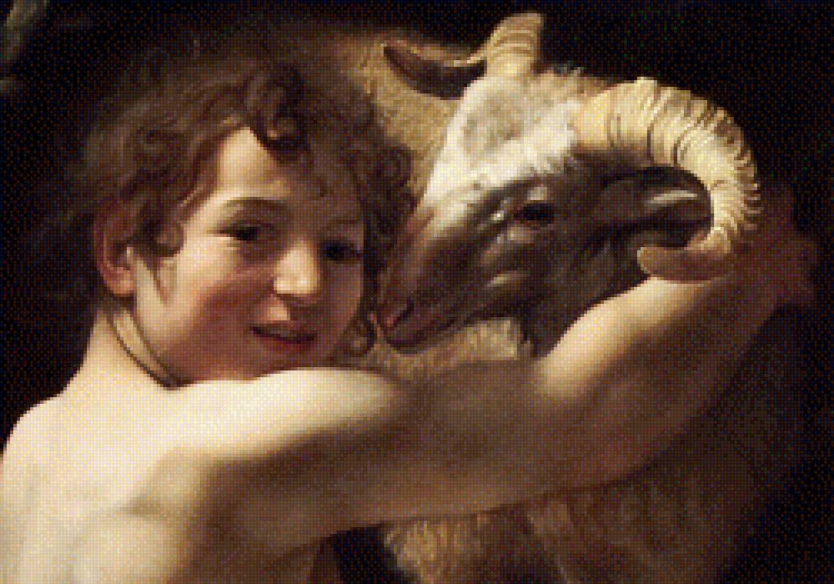 Иоанн Креститель - картина, юноша, караваджо, художники, иоанн креститель - предпросмотр