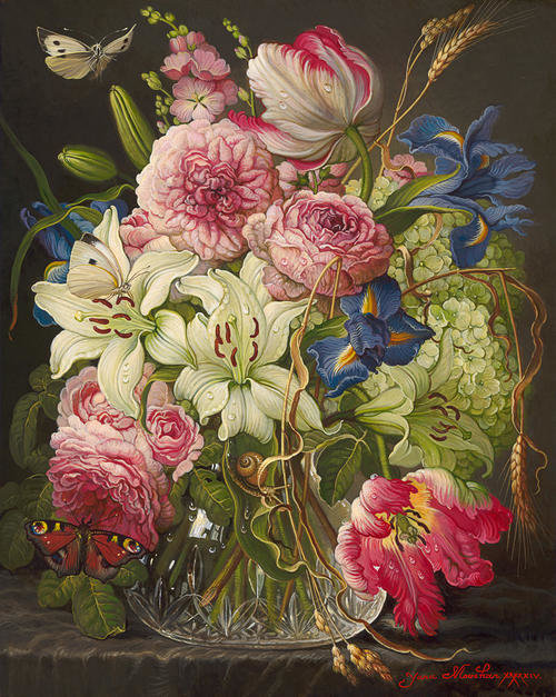 Художник Яна Мовчан - букет, живопись, натюрморт, цветы - оригинал