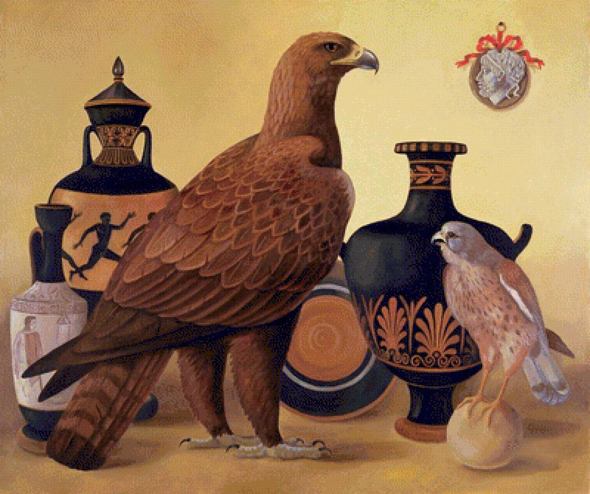 №1328272 - птица, ваза - предпросмотр