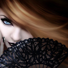 Схема вышивки «девушка»