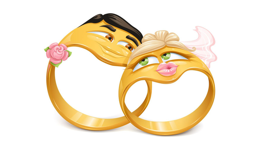 кольца - свадьба - оригинал