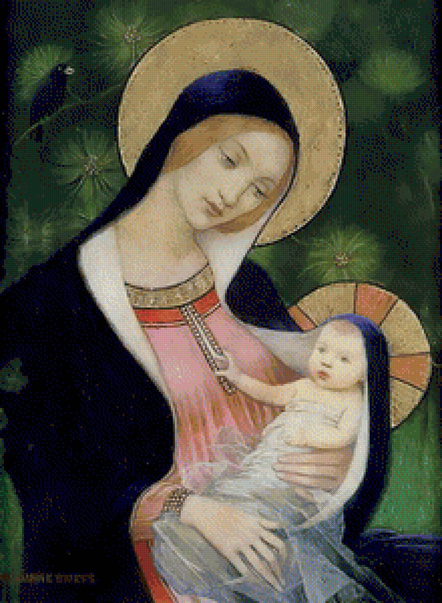 Marianne Stokes - madonna of the fir tree - предпросмотр