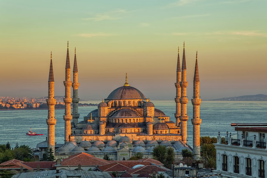 султанахмет.почти вечер - стамбул, мечеть, турция, почти вечер, султанахмет - оригинал